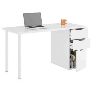 Miroytengo - Mesa de escritorio reversible color blanco art…