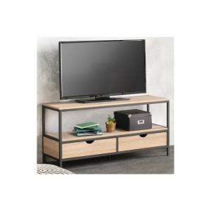 Idmarket - Mueble de tv 2 cajones diseño industrial detroit