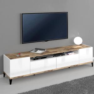 Web Furniture - Mueble de tv moderno compartimento cajón 20…