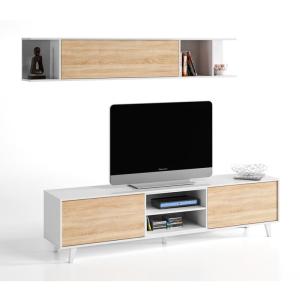 Hogar24 - Salón Zaiken Plus Blanco - Roble Canadian 180cm (…