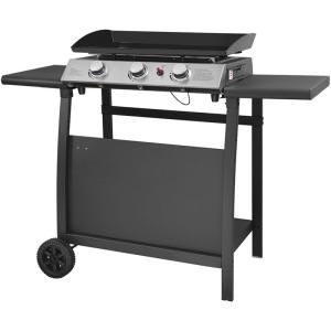 Plancha de gas séville 3 quemadores 7,5kW   carrito