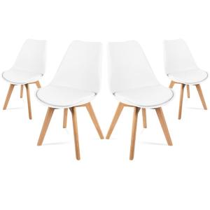 Mc Haus - Sillas de comedor blancas, diseño nordico, sillas…