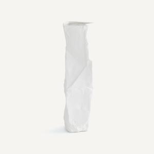 Jarrón geométrico de cerámica mate, al. 51 cm, Risa