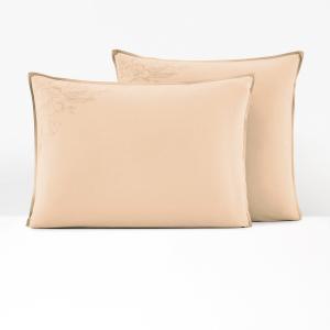 Funda de almohada de algodón lavado, bordado, Scénario