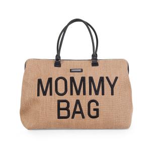 mommy bag bolso cambiador de rafia