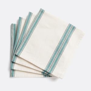 Juego de 4 servilletas de mesa de algodón lavado, Boisseau