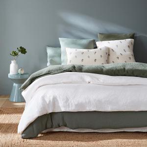 Funda nórdica lisa de gasa de algodón, Kumla