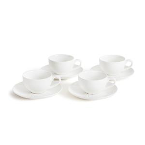 Lote de 4 tazas y platitos de café, Ginny