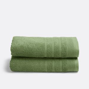 Lote de 2 toallas de rizo 600 g/m2, Zavara