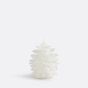 Vela de cera, forma de piña, Al. 9,5 cm, Caspar