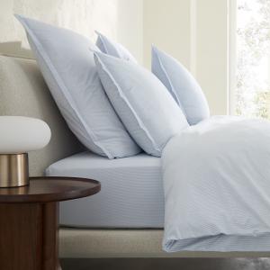 Funda de almohada de algodón percal lavado, Sabbal