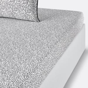 Sábana bajera de algodón lavado Leafbird