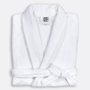 Albornoz de rizo con cuello chal 450g/m², Haxel