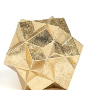 Escultura poliedro en poliresina, Lympo