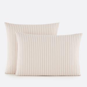 Funda de almohada de algodón, Soizic beige