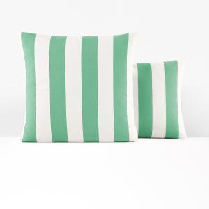 Funda de almohada de algodón, Hendaye verde