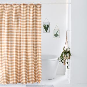 Cortina de ducha estampada, Vichy
