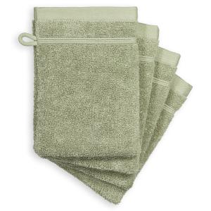 Lote de 4 guantes de baño, de rizo, Zavara