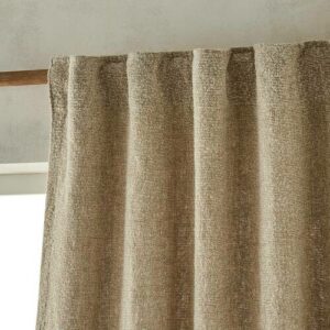 Cortina de lino/viscosa fabricada en Francia, Olivi