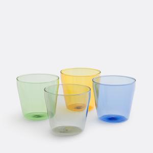 Juego de 4 vasos de vidrio borosilicato, Oryn
