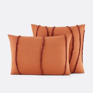 Funda de almohada de algodón empenachado, Mansur