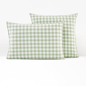 Funda de almohada de algodón, Veldi verde