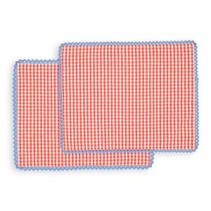 Juego de 2 manteles individuales de algodón/lino Trattoria