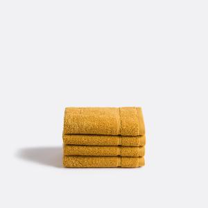 Lote de 4 toallas de invitado de rizo 600 g/m², Zavara