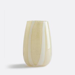 Jarrón de vidrio a rayas, Malco