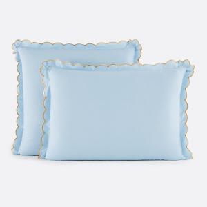 Funda de almohada lisa de algodón lavado con acabado de esc…