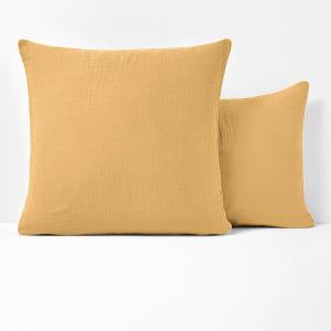 Funda de almohada lisa de gasa de algodón, Kumla