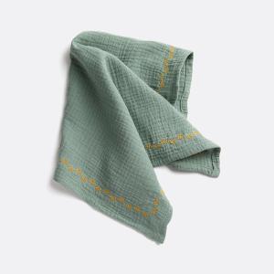 Servilletas de mesa de gasa de algodón bordadas, Kumla