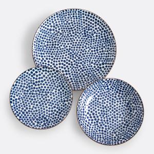 Juego de 18 platos de porcelana, Sienna