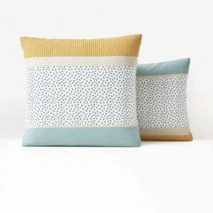 Funda de almohada de algodón, Happy Stripes