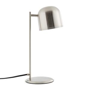 Lámpara de mesa orientable de níquel satinado, Marlo