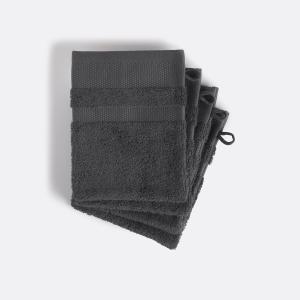 Lote de 4 manoplas de algodón peinado 600 g/m2, K