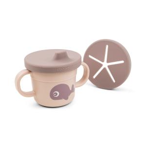 Taza de aprendizaje y aperitivo Wally