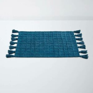 Alfombra de baño reversible de algodón chenilla, Jadida