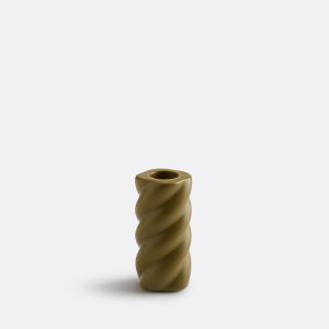 Candelabro de cerámica retorcida altura 9 cm, Vavy