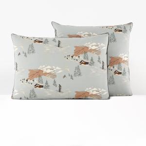 Funda de almohada de percal de algodón Orvaz