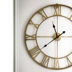 Reloj de pared de latón Ø70 cm, Zivos