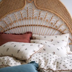 Funda de almohada de gasa de algodón, Emeline