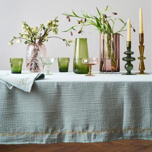 Mantel de gasa de algodón bordado, Kumla