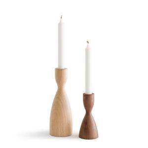 Set de 2 candelabros de madera, Skog