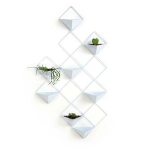 Maceteros de pared en metal, Ikebana