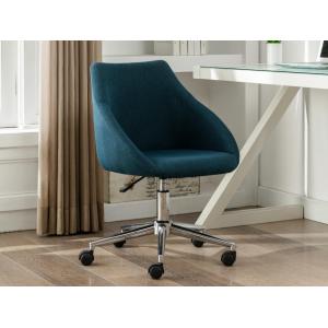 Silla de escritorio - Tela - Azul - Altura ajustable - REZA