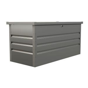 Arcón de jardín de acero galvanizado gris TOMASO - volumen…