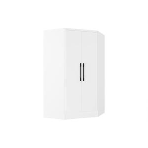 Armario de esquina de 2 puertas - Ancho 101 cm - blanco - A…