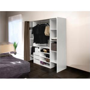 Conjunto de armario vestidor   mueble EMERIC - Blanco & Ant…