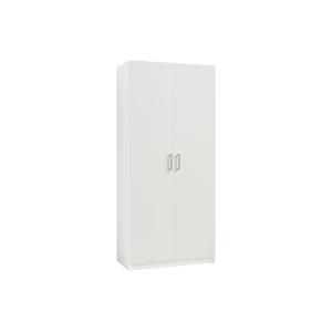 Armario 2 puertas - L92 cm - Blanco - BELOMY